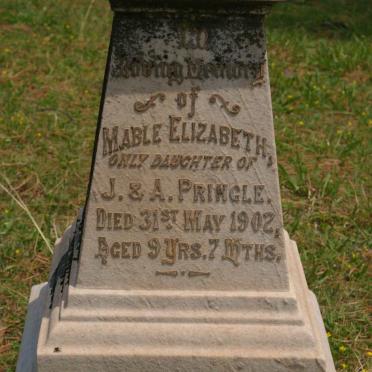 PRINGLE Mable Elizabeth -1902