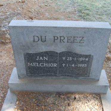 PREEZ Jan Melchior, du 1894-1985