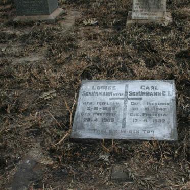 SCHÜRMANN C.E. 1847-1932 &amp; Louise WEΫER 1848-1909