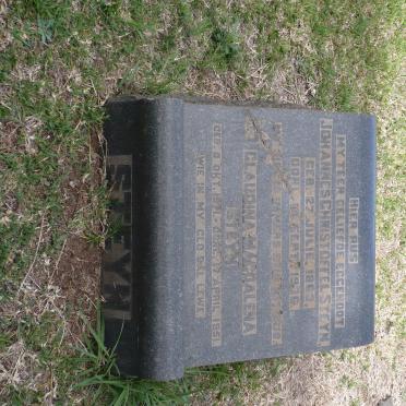 STEYN Johannes Christoffel 1863-1936 &amp; Claudina Magdalena 1891-1951