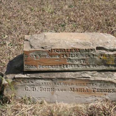 TEUBES Magdalena M. 1871-18?? :: TEUBES Henry 188?-1888