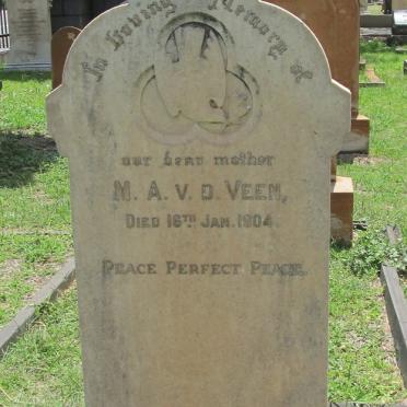 VEEN M.A., v.d. -1904