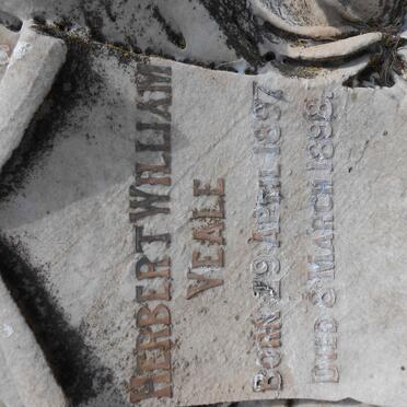 VEALE Herbert William 1897-1898