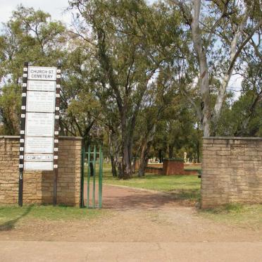 Gauteng, Pretoria, PRETORIA-WEST, Church street / Kerkstraat, cemetery