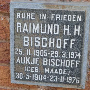 BISCHOFF Raimund H.H. 1905-1974 &amp; Aukje MAADE 1904-1976