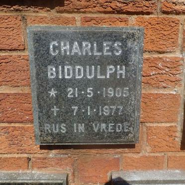 BIDDULPH Charles 1905-1977