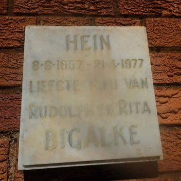 BIGALKE Hein 1957-1977