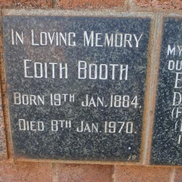 BOOTH Edith 1884-1970