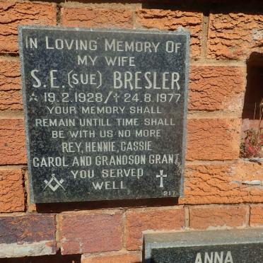 BRESLER S.E. 1928-1977