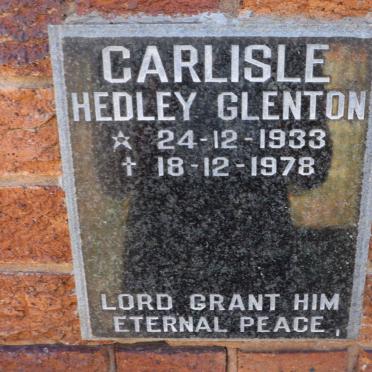 CARLISLE Hedley Glenton 1933-1978