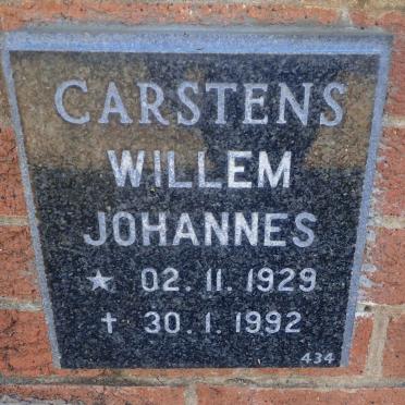 CARSTENS Willem Johannes 1929-1992
