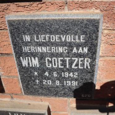 COETZER Wim 1942-1991