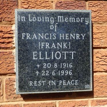 ELLIOTT Francis Henry 1916-1996