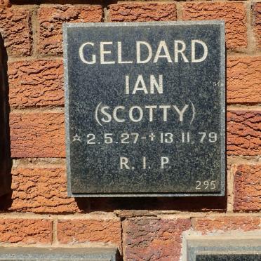 GELDARD Ian 1927-1979