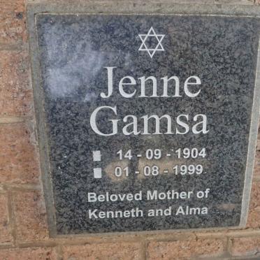 GAMSA Jenne 1904-1999