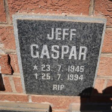 GASPAR Jeff 1945-1994