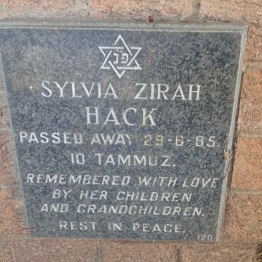 HACK Sylvia Zirah -1985