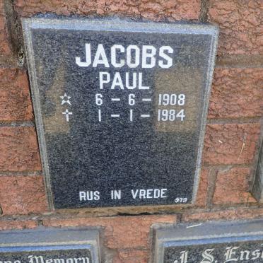 JACOBS Paul 1908-1984