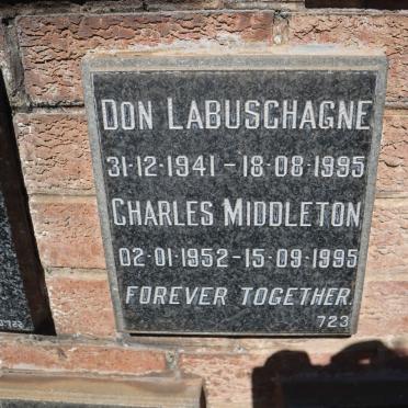 LABUSCHAGNE Don 1941-1995 :: MIDDLETON Charles 1952-1995