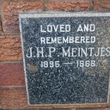 MEINTJES J.H.P. 1895-1966