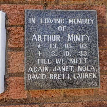 MINTY Arthur 1903-1983