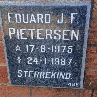 PIETERSEN Eduard J.F. 1975-1987
