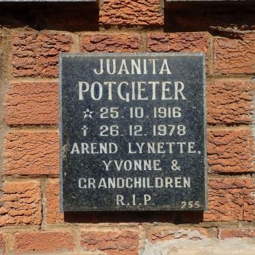 POTGIETER Juanita 1916-1978