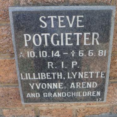 POTGIETER Steve 1914-1981