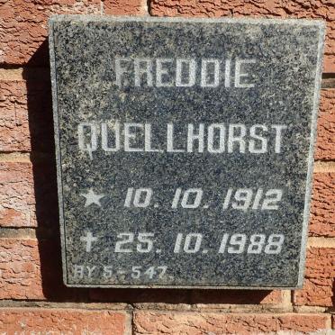 QUELLHORST Freddie 1912-1988