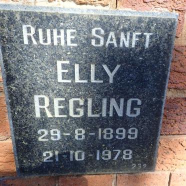 REGLING Elly 1899-1978