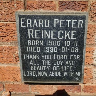 REINECKE Erard Peter 1906-1990