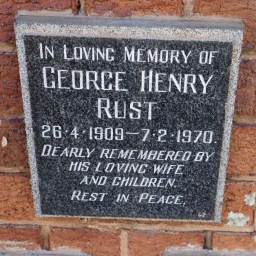 RUST George Henry 1909-1970