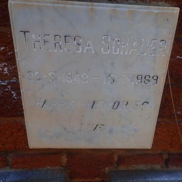 SCHAUER Theresa 1948-1969
