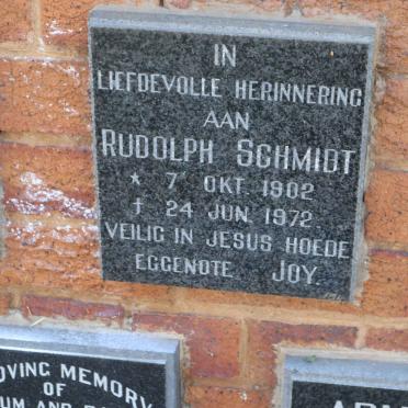SCHMIDT Rudolph 1902-1972