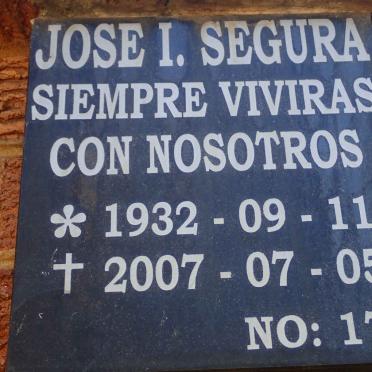 SEGURA Jose I. 1932-2007