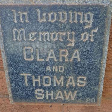 SHAW Thomas &amp; Clara