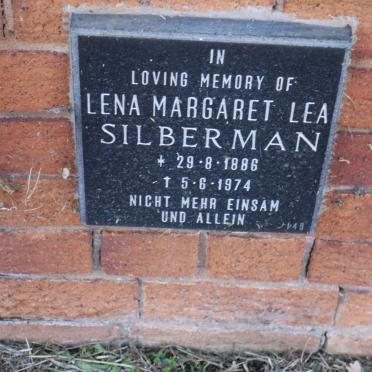 SILBERMAN Lena Margaret Lea 1886-1974