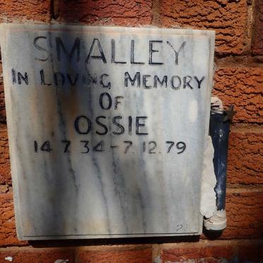 SMALLEY Ossie 1934-1979