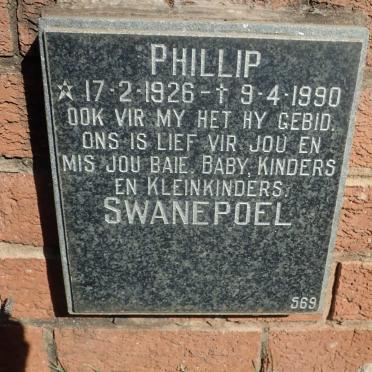 SWANEPOEL Phillip 1926-1990