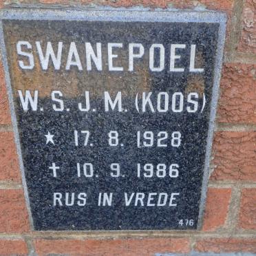 SWANEPOEL W.S.J.M. 1928-1986