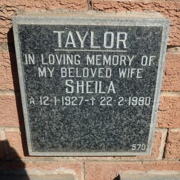 TAYLOR Sheila 1927-1990