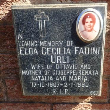 URLI Elda Cecilia Fadini 1907-1990