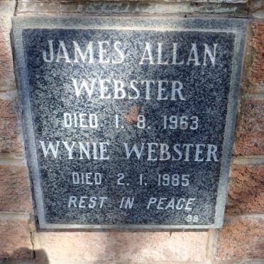 WEBSTER James Allan -1963 &amp; Wynie -1985