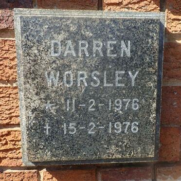 WORSLEY Darren 1976-1976