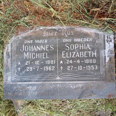 ? Johannes Michiel 1881-1962 & Sophia Elizabeth 1888-1957