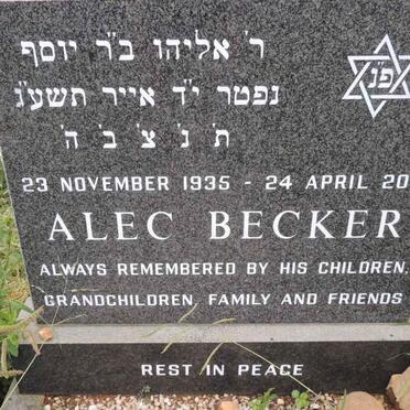 BECKER Alec 1935-2013