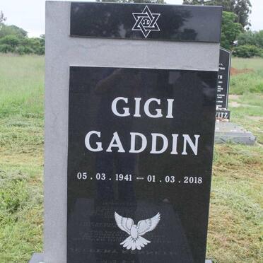 GADDIN Gigi 1941-2018