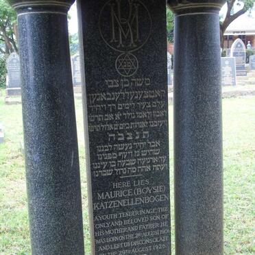 KATZENELLENBOGEN Maurice 1906-1926