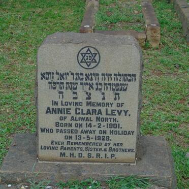 LEVY Annie Clara 1901-1928