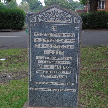 MYERS Millie -1918